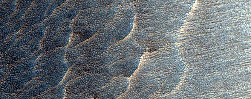 Fretted Terrain in Mamers Valles