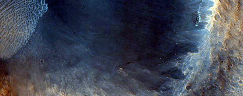 Bright Halo Crater