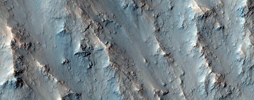 Exposed Stratigraphy in Wall of Shalbatana Vallis