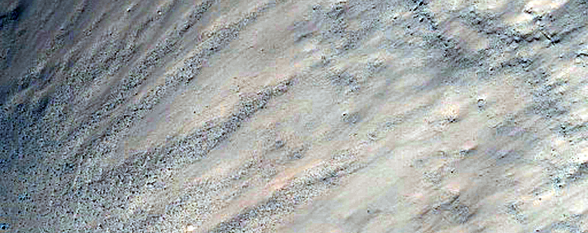 Fresh Crater Near Memnonia Fossae