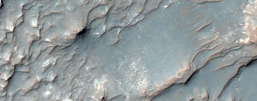 Eridania Basin Light-Toned Outcrops