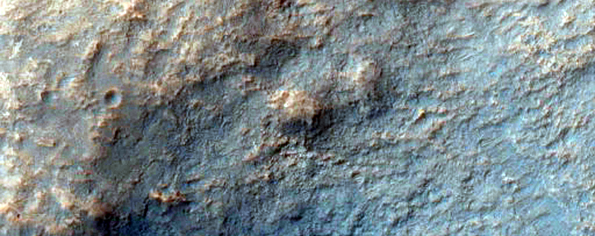 Impact Ejecta Containing Clay