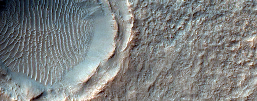 Eridania Basin Light-Toned Outcrops