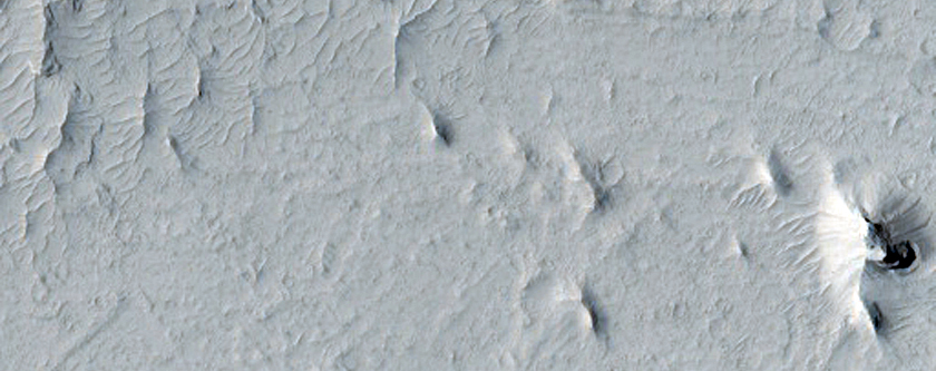 Eroding Surface in Western Medusae Fossae Formation