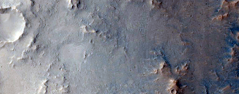 Chia Crater and Potential Clays