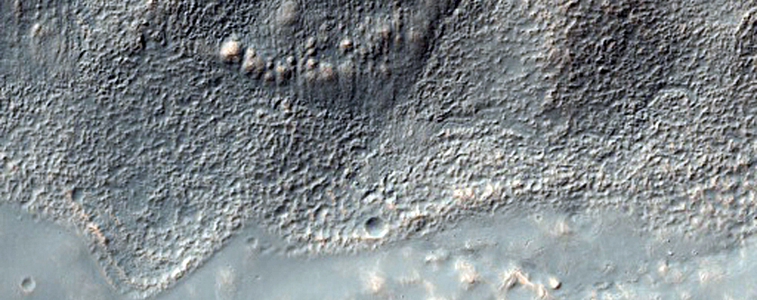 Terra Sirenum Plains-Highlands Contact