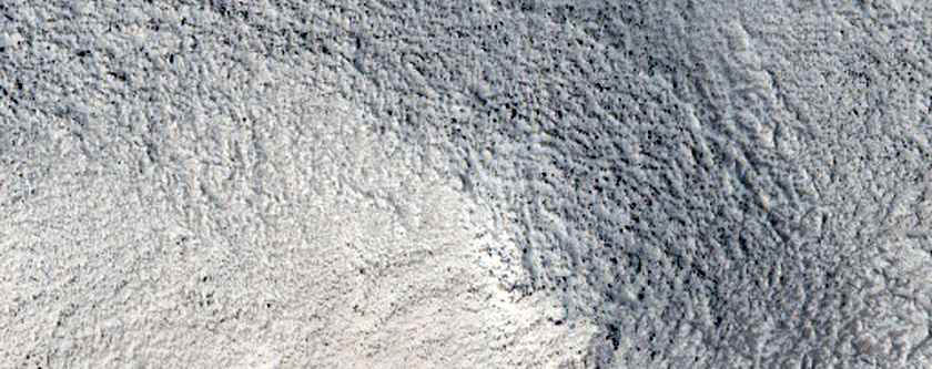 Layered Material of Central Peak of Cerulli Crater