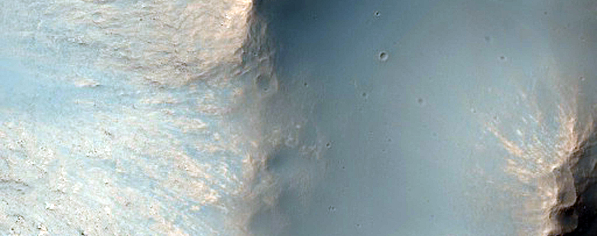 Central Peak of Pickering Crater