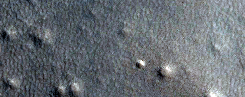 Sample Northern Plains Near Impact Crater