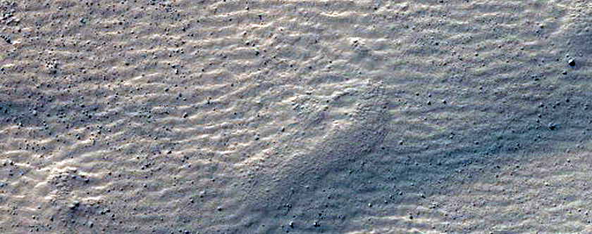 Streamlined Hills in the Western Charitum Montes