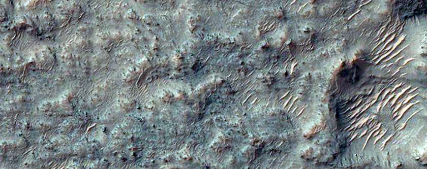 Possible Kaolinite in Crater