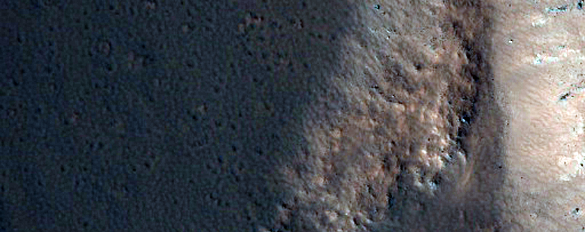 Fresh Double-Layered Crater with Possible Ponded Materials