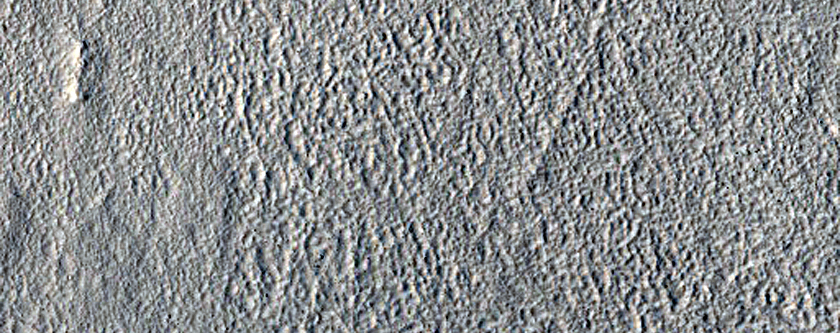 Domes and Lobate Scarp in Southwestern Utopia Planitia