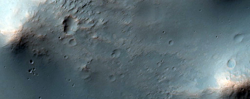 Well-Preserved Large Impact Crater with Central Peak