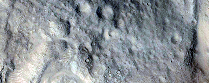 Young Double-Layer Ejecta Crater