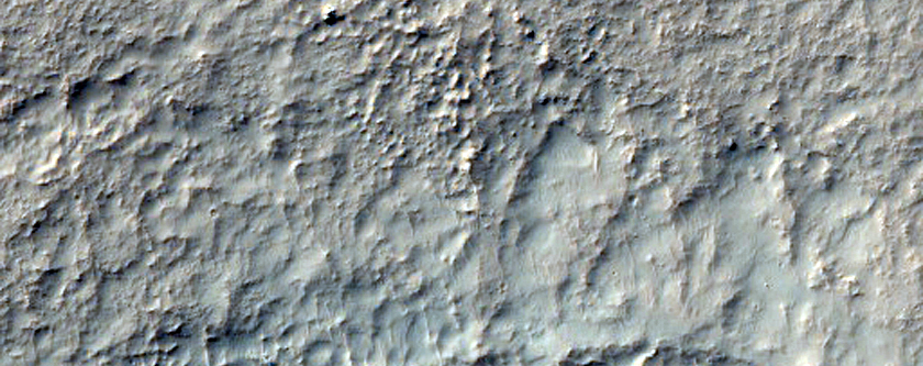Isolated Massif of Light-Toned Bedrock