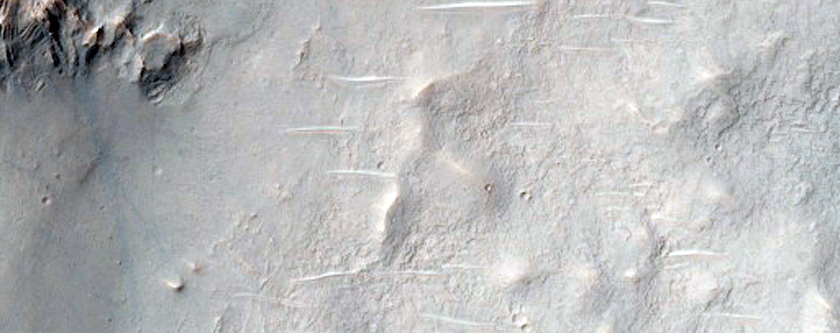 Knob on Floor of Oudemans Crater