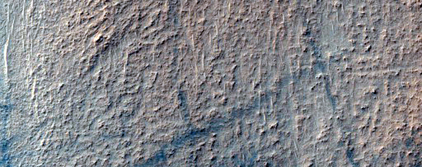 Odd Terrain on Northwest Hellas Basin Floor