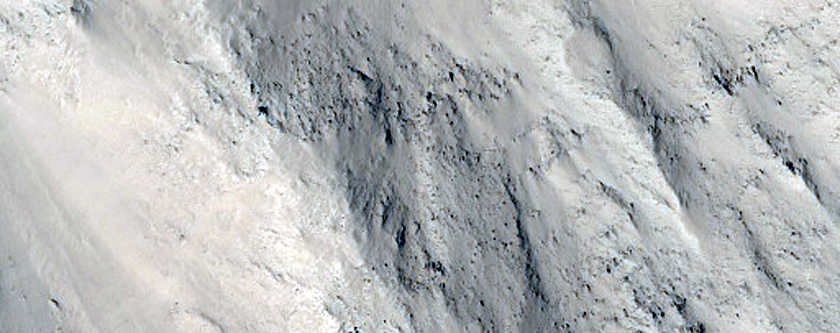 Middle Section of Northern Olympus Mons Basal Scarp