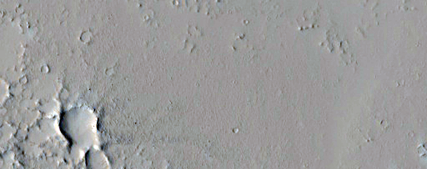 Odd Vent East of Olympus Mons