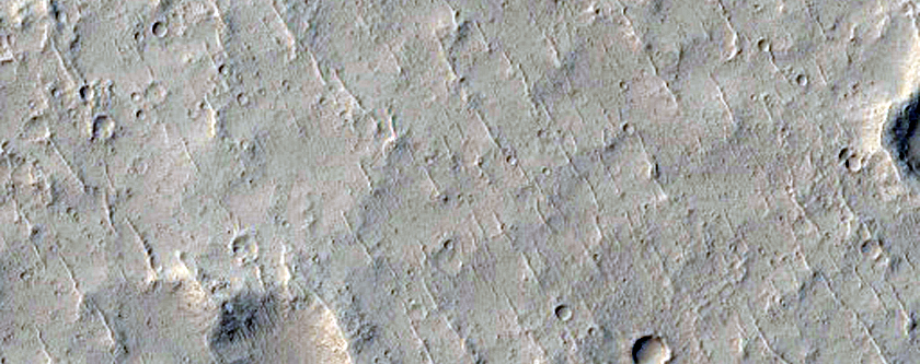 Incised Distributary Fan at the Distal End of Lethe Vallis