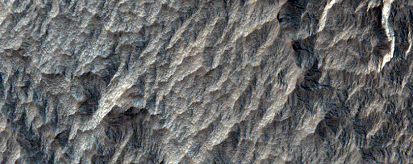 Interior Layered Deposits in Tithonium Catena