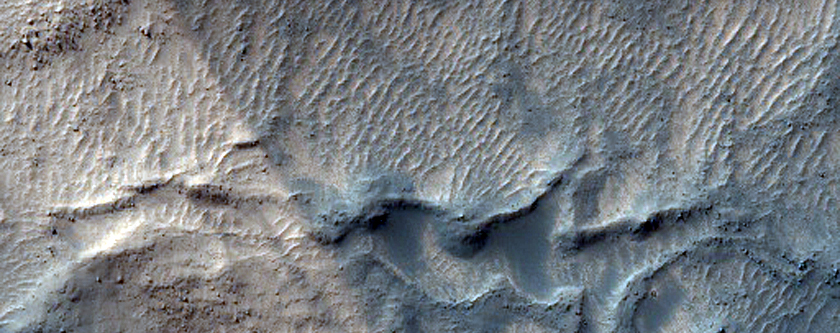 Crater with Gullies