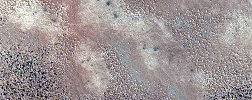 Frost Patch in Louth Crater