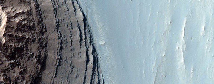 Interior Layered Deposits in East Candor Chasma