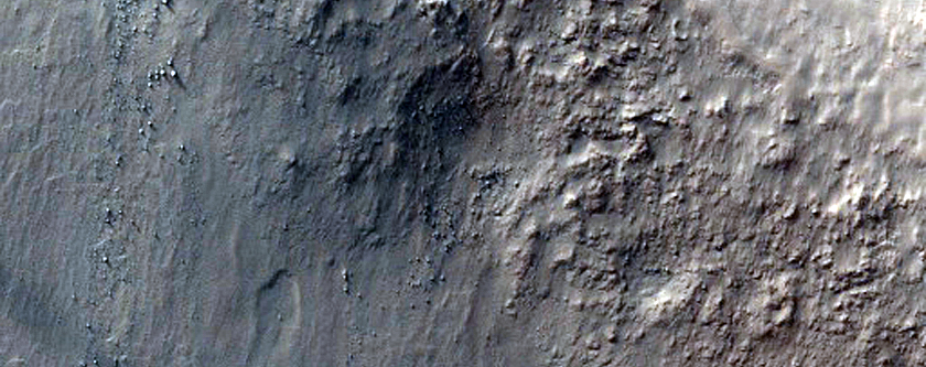 Crater with Gullies