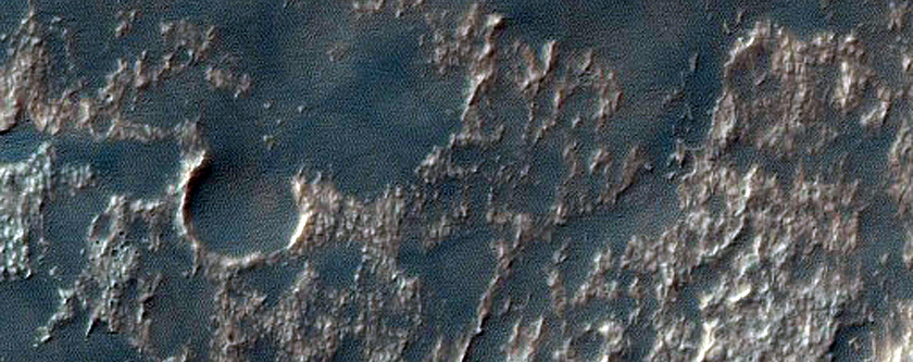 Dune Field in Crater