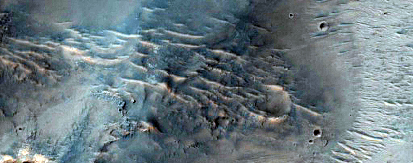 Crater with Phyllosilicates