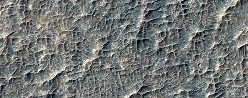 Intercrater Plains North of Huygens Crater