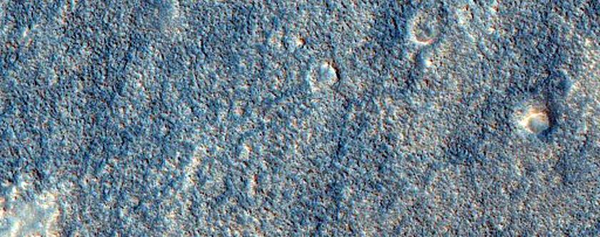 Contacts on Mesa in East Acidalia Planitia