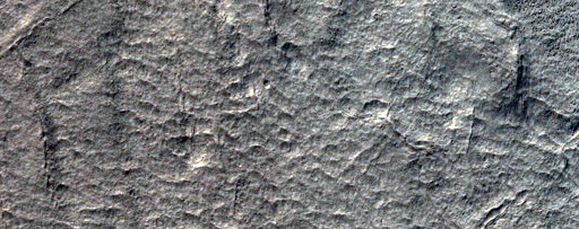 Crater with Gullies