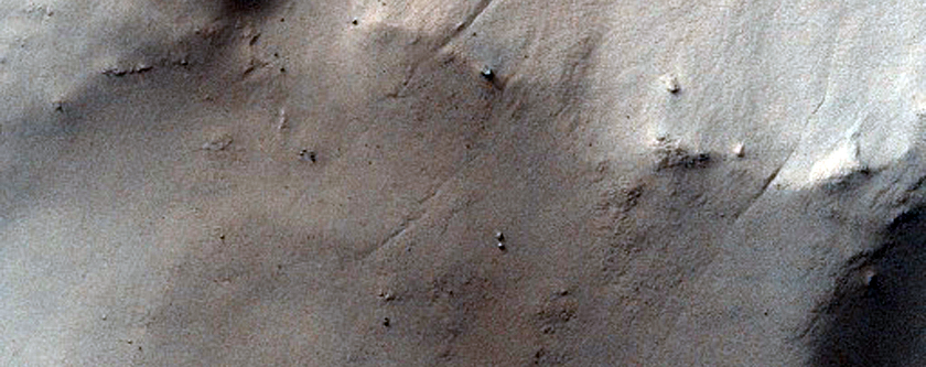 Jezza Crater in Argyre Planitia