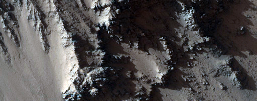 Ophir Chasma Wall Stratigraphy