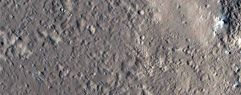 Tooting Crater Ejecta