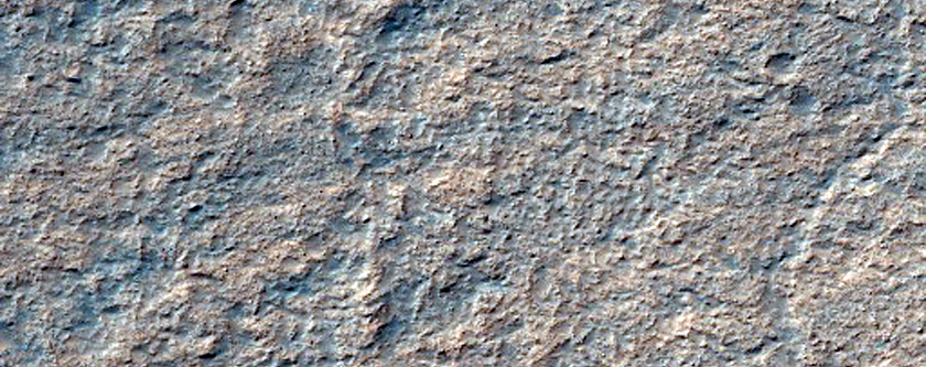 Mottled Terrain on Floor of Hellas Basin