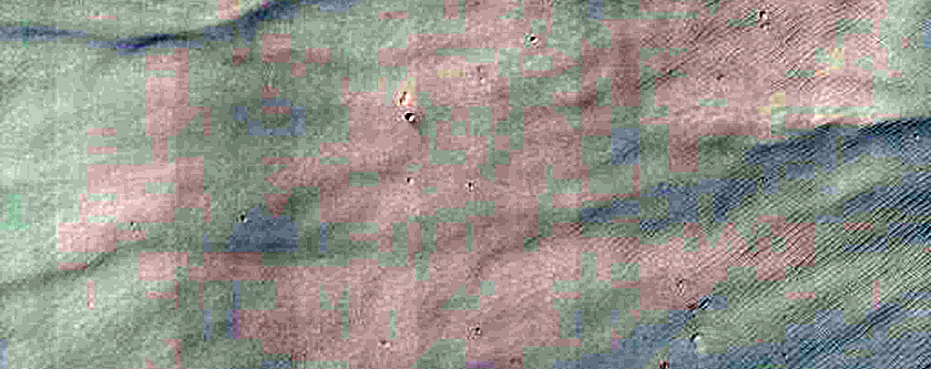 Potential Fan Deposit in Ritchey Crater with Clays