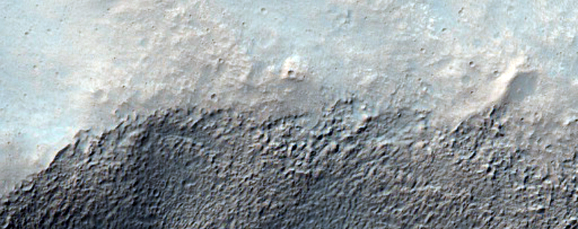 Possible Dissected Mantle Terrain and Geologic Contact