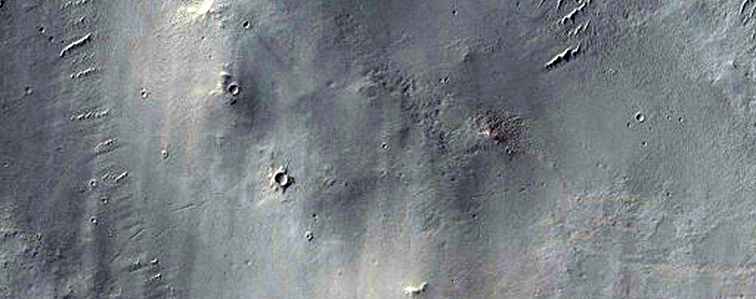 Naktong Vallis South of Janssen Crater