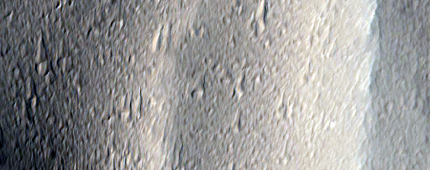 North Flank Valley and Fan on Ceraunius Tholus
