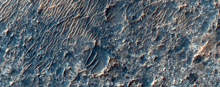 Crater Southwest of Schroeter Crater