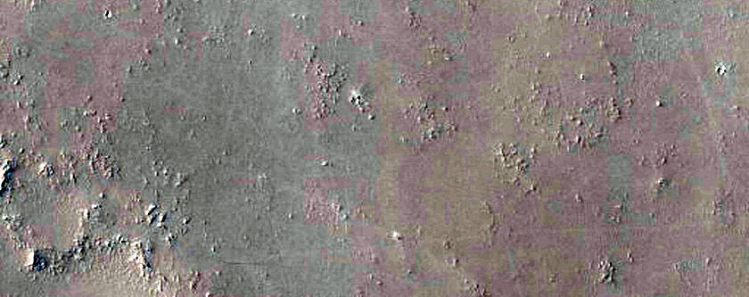 Mesa in Crater in Arabia Terra