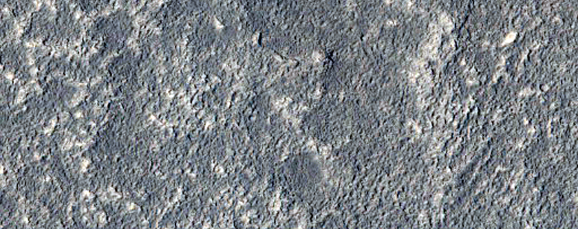 Material in Mamers Valles That Appears to Have Flowed
