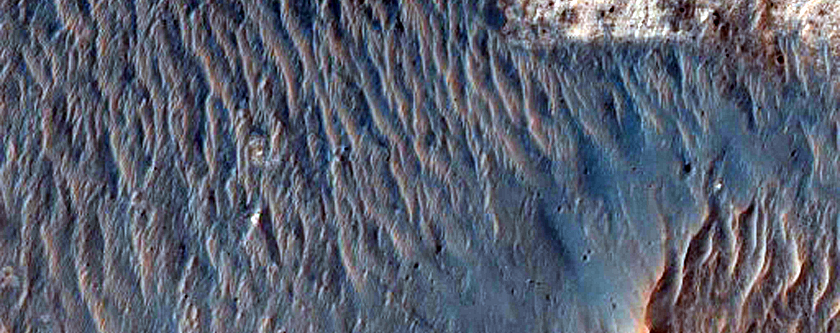 Estratigrafía visible en Ius Chasma