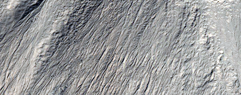 Crater with Gullies
