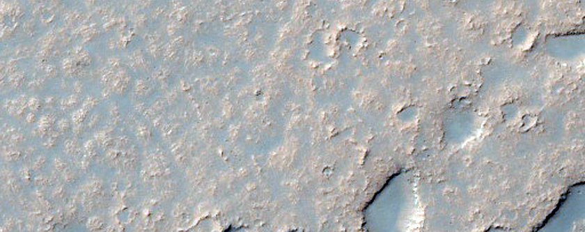 Lava Flows Overfilling a Graben in Southern Daedalia Planum