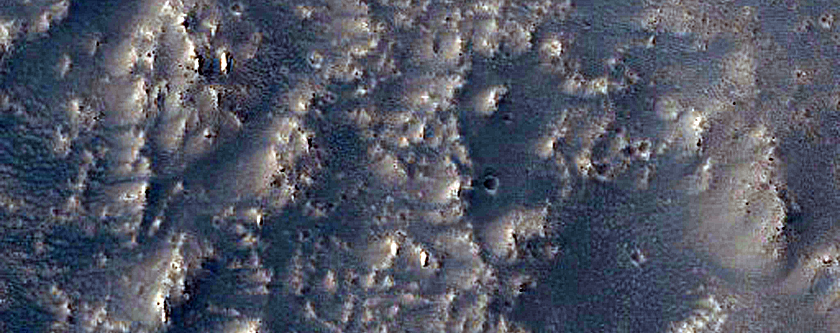 Flows in East Daedalia Planum